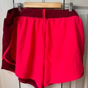 Under Armor Pink Athletic Shorts Size 3X